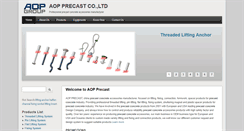Desktop Screenshot of aopprecast.com